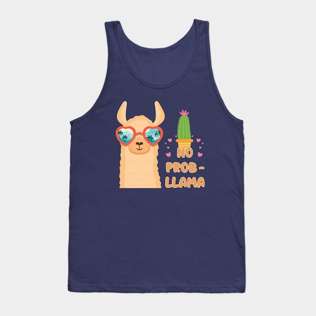 No Prob Llama Tank Top by SmartLegion